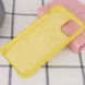 Чехол Silicone Case (AA) для Apple iPhone 11 Pro Max (6.5") Желтый / Yellow фото 3