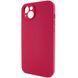 Чохол Silk Full Camera Protective (AA) NO LOGO для Apple iPhone 15 Plus (6.7") Червоний / Rose Red фото 3