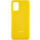 Чехол Silicone Cover Full Protective (AA) для Samsung Galaxy A02s Желтый / Yellow фото 1