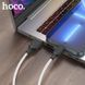Дата кабель Hoco X90 Cool silicone USB to Lightning (1m) White фото 4