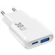 СЗУ WIWU G033 Essen PD30W+QC3.0 GaN (1USB-A/1C) White фото 3