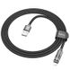Дата кабель Hoco U122 Lantern Transparent Discovery Edition USB to Lightning (1.2m) Black фото 7