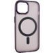 Чехол TPU+PC Lily with Magnetic Fit для Apple iPhone 14 (6.1") Dark Purple фото 2
