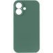 Чохол Silk Full Camera Protective (AA) NO LOGO для Apple iPhone 17 (6.3") Зелений / Pine green фото 2
