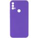 Чохол Silicone Cover Lakshmi Full Camera (AAA) для Motorola Moto E40 Фіолетовий / Amethyst
