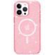 Чохол TPU Galaxy Sparkle Magnetic Fit для Apple iPhone 14 Pro Max (6.7") Pink+Glitter фото 4