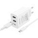 МЗП Borofone BA105A Stellar 15W (2USB-A/1C) + кабель USB to MicroUSB White фото 3