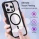 TPU+PC чехол Defense Clear with MagSafe для Apple iPhone 15 Pro Max (6.7") Черный фото 4