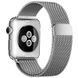 Ремінець Milanese Loop Design для Apple watch 42mm/44mm/45mm/49mm Срібний фото 2