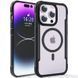 TPU+PC чехол Defense Clear with MagSafe для Apple iPhone 15 Pro Max (6.7") Черный фото 1