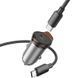 АЗУ Hoco NZ16 Rigorous PD30W (1USB-C) + кабель Type-C to Type-C Metal grey фото 5