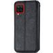 Кожаный чехол книжка GETMAN Cubic (PU) для Samsung Galaxy A12 / M12 Черный фото 2
