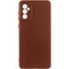 Чехол Silicone Cover Lakshmi Full Camera (AA) для Samsung Galaxy A16 4G/5G Коричневый / Brown