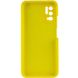 Чехол Silicone Cover Full Camera (AAA) для Xiaomi Redmi Note 10 5G / Poco M3 Pro Желтый / Bright Yellow фото 3