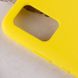 Чехол Silicone Cover Full Protective (AA) для Samsung Galaxy A02s Желтый / Yellow фото 4