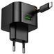 Уценка СЗУ Hoco C154A Changer PD20W+QC3.0 (1USB-A/1C) + Retractable Cable Type-C Поврежденная упаковка / Black фото 5