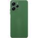 Чехол TPU GETMAN Liquid Silk Full Camera для Xiaomi Redmi 12 Зеленый / Dark green