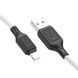 Дата кабель Hoco X90 Cool silicone USB to Lightning (1m) White фото 3