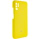 Чехол Silicone Cover Full Camera (AAA) для Xiaomi Redmi Note 10 5G / Poco M3 Pro Желтый / Bright Yellow фото 2