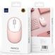 Мышь беспроводная WIWU WM107 Bluetooth + 2.4G Pink фото 6