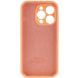 Чохол Silicone Case Full Camera Protective (AA) для Apple iPhone 14 Pro (6.1") Помаранчевий / Cantaloupe фото 4