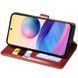 Шкіряний чохол-книжка GETMAN Gallant (PU) для Xiaomi 15 Pro Червоний фото 4