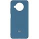 Чехол Silicone Cover My Color Full Protective (A) для Xiaomi Mi 10T Lite / Redmi Note 9 Pro 5G Синий / Navy blue