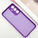 Чехол TPU GETMAN Liquid Silk Full Camera для Samsung Galaxy S24 FE Фиолетовый / Purple фото 3
