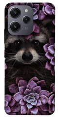 Чехол itsPrint Енот в цветах для Xiaomi Redmi 12