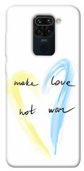 Чехол itsPrint Make love not war для Xiaomi Redmi Note 9 / Redmi 10X