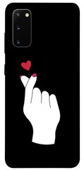 Чехол itsPrint Сердце в руке для Samsung Galaxy S20