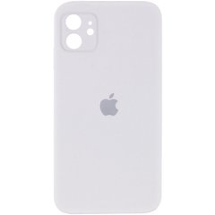 Чохол Silicone Case Square Full Camera Protective (AA) для Apple iPhone 11 (6.1") Білий / White