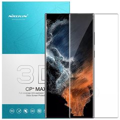 Защитное стекло Nillkin (CP+ max 3D) для Samsung Galaxy S22 Ultra Черный