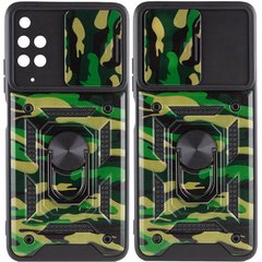 Ударостійкий чохол Camshield Serge Ring Camo для Xiaomi Redmi 10 Зелений / Army Green