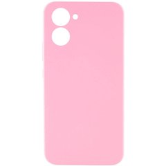 Чохол Silicone Cover Lakshmi Full Camera (AAA) для Realme C33 Рожевий / Light pink
