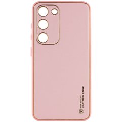 Кожаный чехол Xshield для Samsung Galaxy S23 FE Розовый / Pink