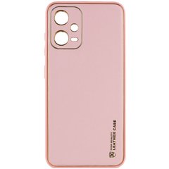 Шкіряний чохол Xshield для Xiaomi Poco X5 5G / Redmi Note 12 5G Рожевий / Pink