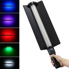 Світлодіодна LED лампа RGB stick light SL-60 with remote control + battery Black