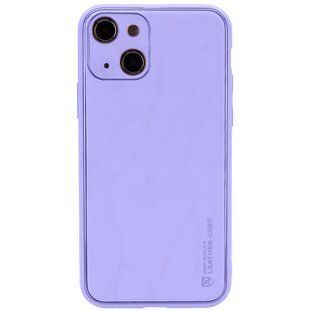 Шкіряний чохол Xshield для Apple iPhone 14 Plus (6.7") Бузковий / Dasheen