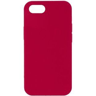 Чехол Silk Full Protective (AA) NO LOGO для Apple iPhone SE (2020) / 7 / 8 (4.7") Красный / Rose Red