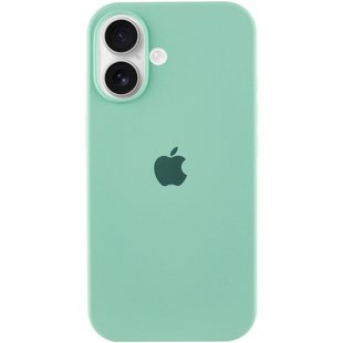 Чехол Silicone Case Full Protective (AA) для Apple iPhone 16 Plus (6.7") Бирюзовый / Turquoise