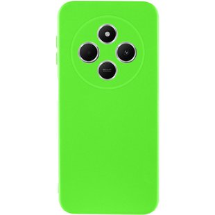 Чехол TPU GETMAN Liquid Silk Full Camera для Xiaomi Redmi 14C / Poco C75 Салатовый / Neon Green