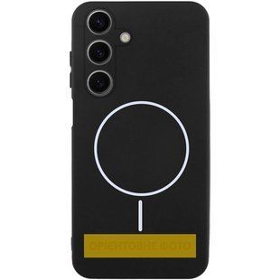 Чехол Silicone Cover Lakshmi Full Camera (AA) with Magnetic Fit для Samsung Galaxy A07 Черный / Black