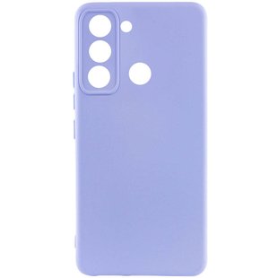 Чехол Silicone Cover Lakshmi Full Camera (A) для TECNO Spark 8C Сиреневый / Dasheen