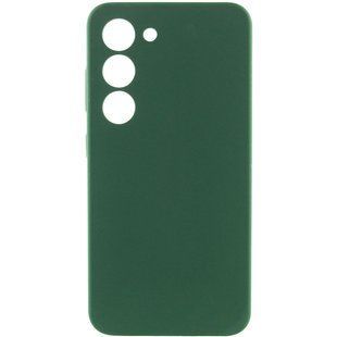 Чехол Silicone Cover Lakshmi Full Camera (AAA) для Samsung Galaxy S22 Зеленый / Cyprus Green