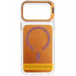 Чохол TPU+PC Jewel Sparkle with MagSafe для Apple iPhone 17 Air (6.5") Orange Sparkle