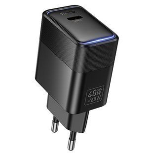 СЗУ Hoco CS113A Lounge PD40W (1USB-C) Black