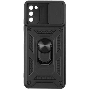 Чехол Ummi Camshield Serge Ring для Samsung Galaxy A03s Черный / Black