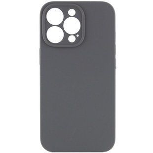 Чехол Silicone Case Full Camera Protective (AA) NO LOGO для Apple iPhone 16 Pro Max (6.9") Серый / Dark Gray