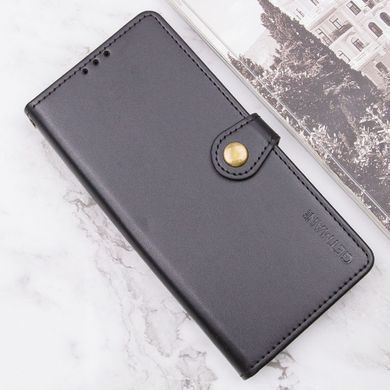 Кожаный чехол книжка GETMAN Gallant (PU) для Xiaomi Redmi 14C / Poco C75 Черный